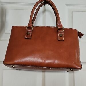 Patricia Nash Brown Leather Satchel